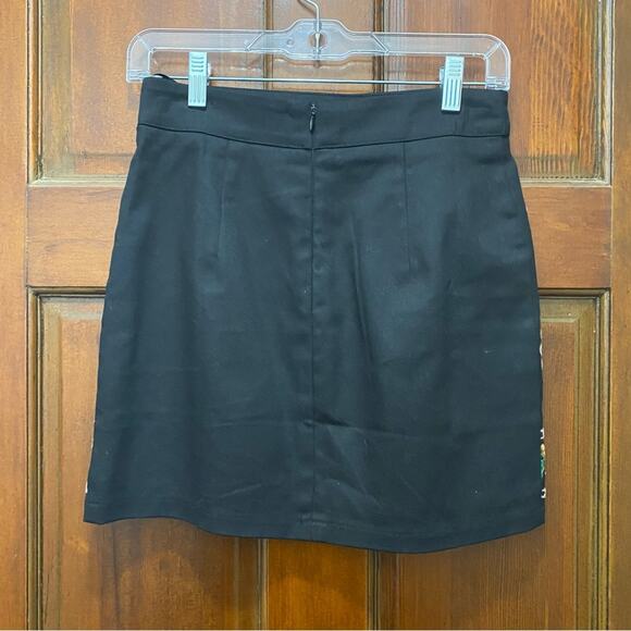 Her Entire Name Says Grace Mini Skirt Size Small Bright Embroidered - Picture 11 of 12